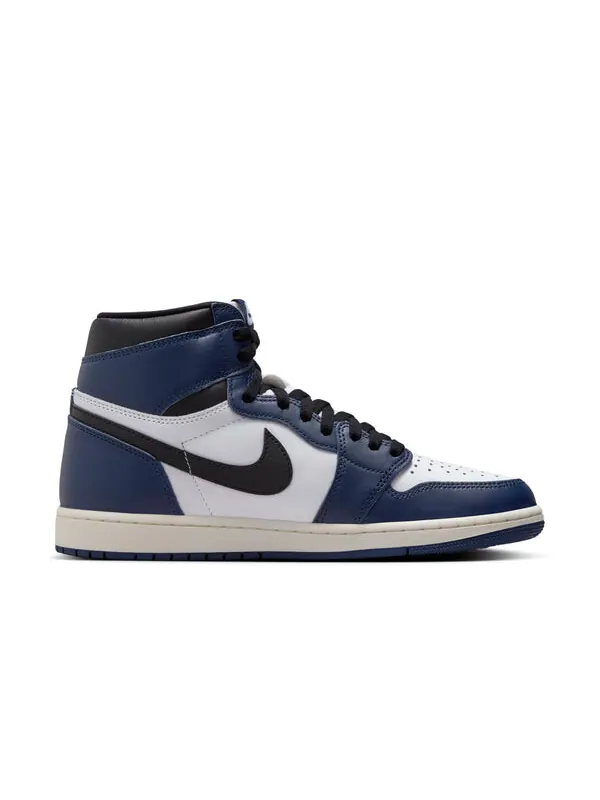 Кроссовки 1 ретро высокие og Air Jordan — изображение 2 из 4, темно-синий/черный/белый