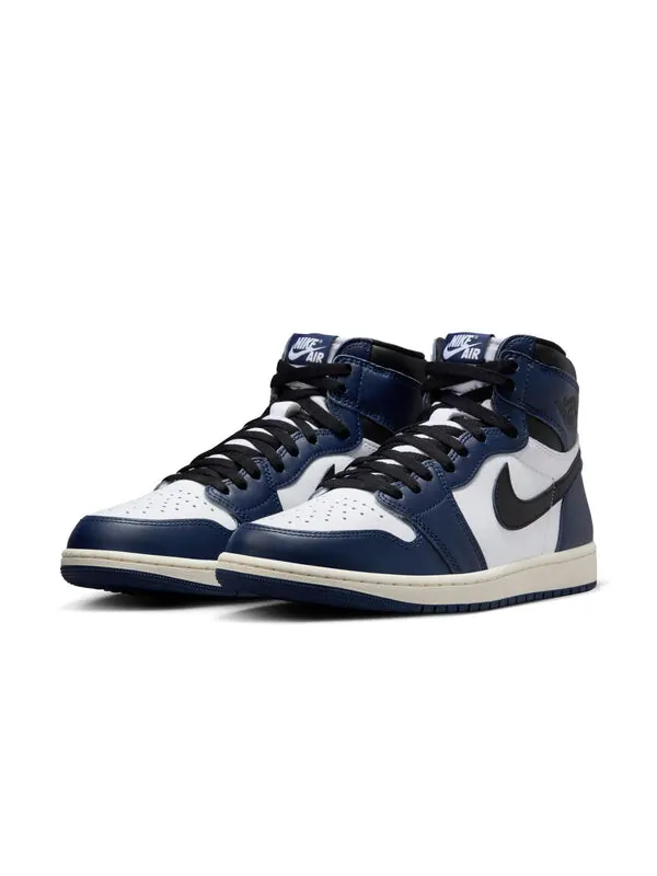 Кроссовки 1 ретро высокие og Air Jordan — изображение 3 из 4, темно-синий/черный/белый