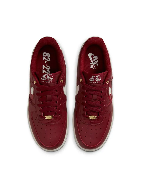 Кроссовки air force 1 '07 premium 'history of logos - team red' Nike — изображение 4 из 4, красный/красный/красный