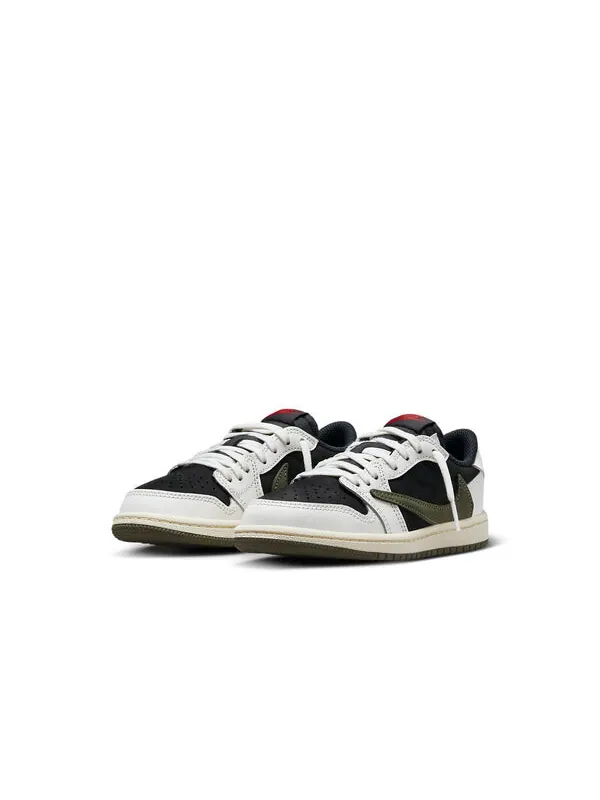 Кроссовки 1 retro low og sp x travis scott 'olive' Air Jordan — изображение 3 из 4, красный/черный