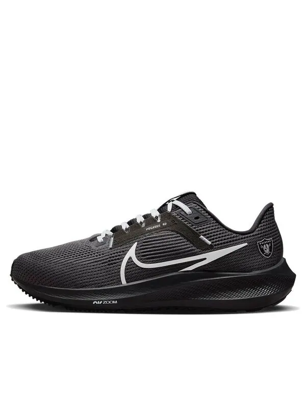 Кроссовки nfl x air zoom pegasus 40 'las vegas raiders' Nike — изображение 1 из 4, черный/серебристый/белый