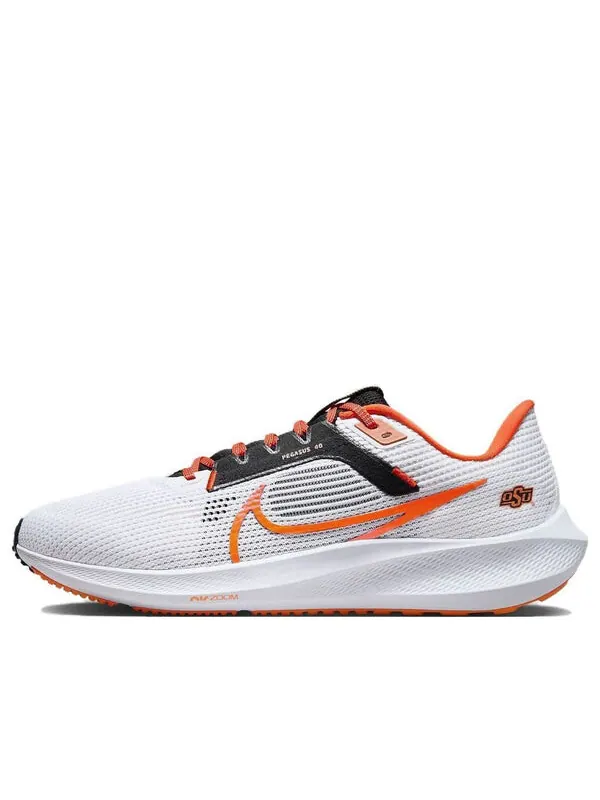 Кроссовки air zoom pegasus 40 'oklahoma state' Nike — изображение 1 из 3, белый/черный/оранжевый