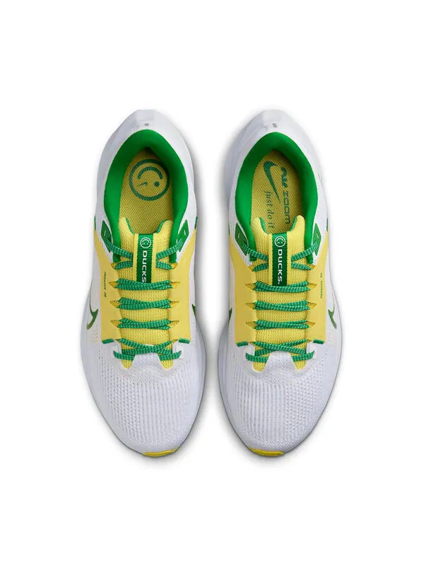Кроссовки air zoom pegasus 40 'oregon' Nike — изображение 4 из 4, белый/желтый/зеленый