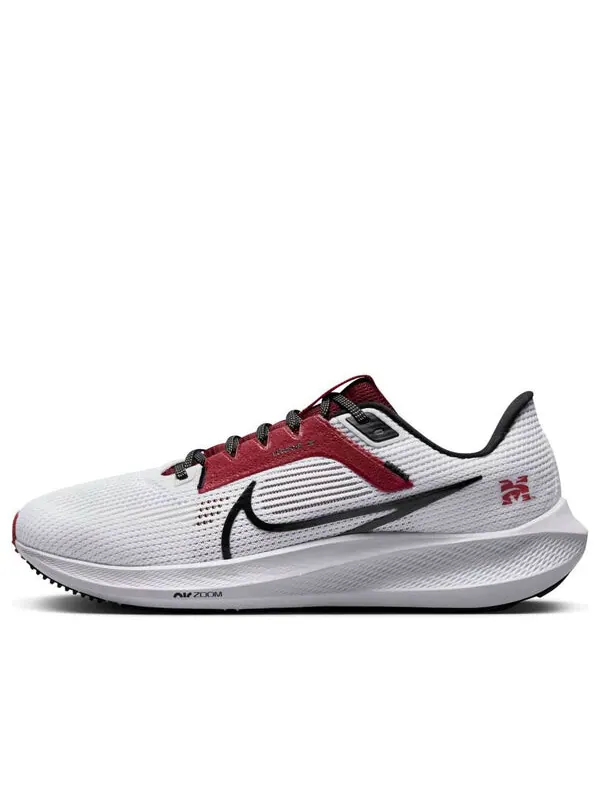 Кроссовки air zoom pegasus 40 'morehouse' Nike — изображение 1 из 4, белый/глубокий/черный