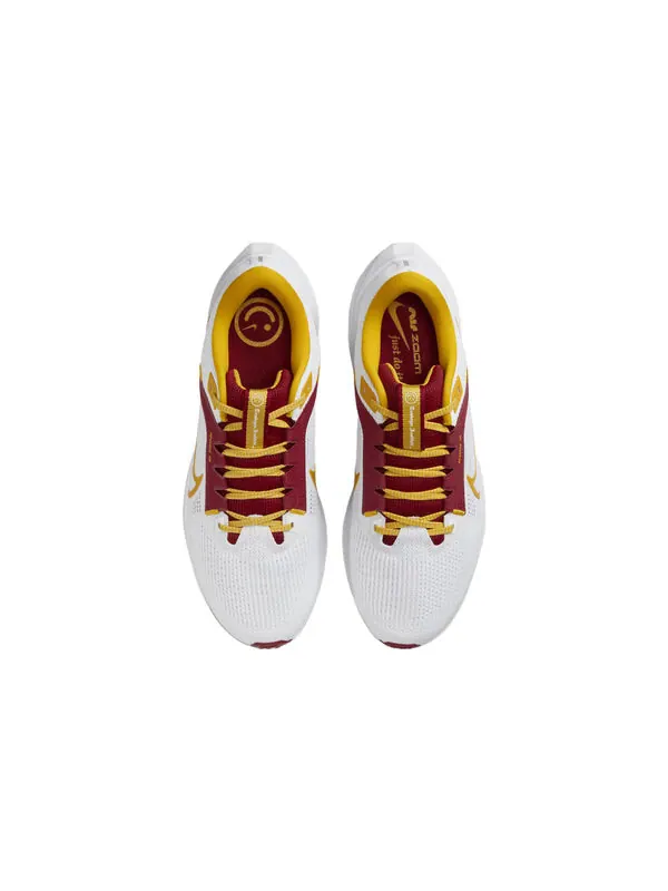 Кроссовки air zoom pegasus 40 'tuskegee' Nike — изображение 4 из 4, белый/красный/желтый