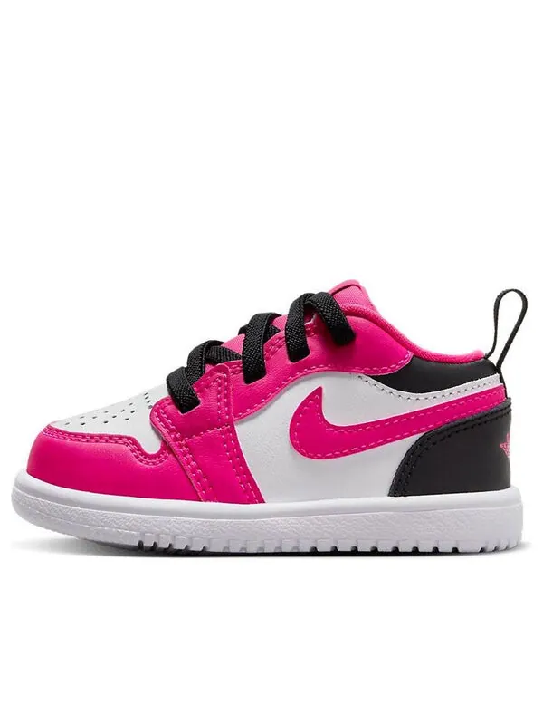 Кроссовки 1 низкие Air Jordan — изображение 1 из 4, розовый/черный/белый