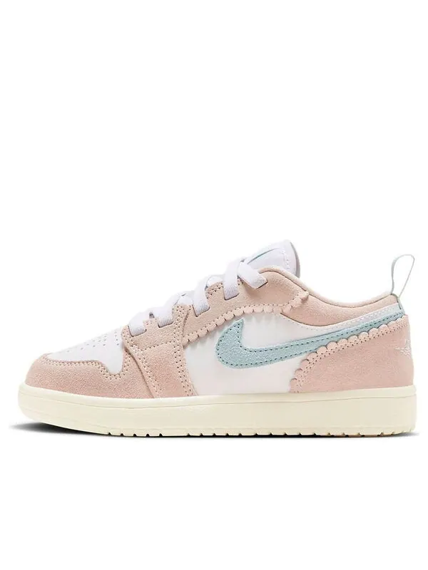 Кроссовки 1 low alt se scalloped edge 'guava ice' Air Jordan — изображение 1 из 4, белый/розовый