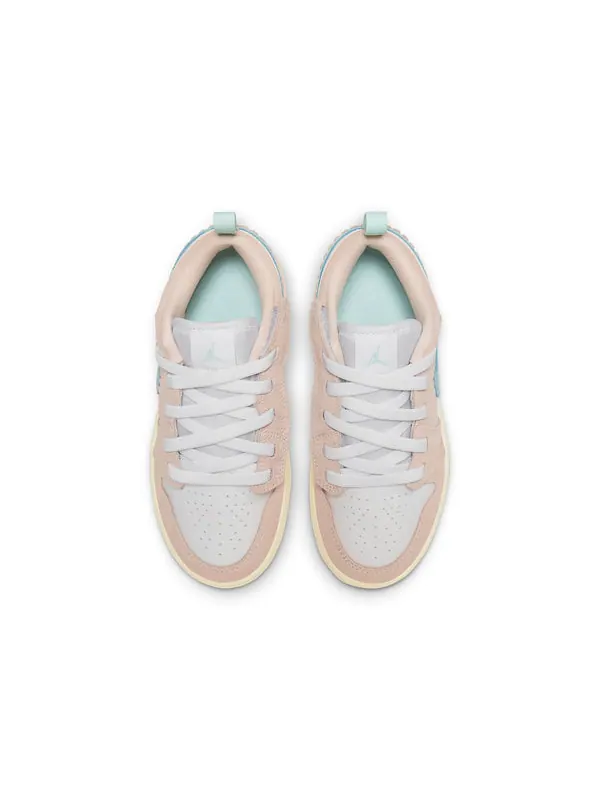 Кроссовки 1 low alt se scalloped edge 'guava ice' Air Jordan — изображение 4 из 4, белый/розовый