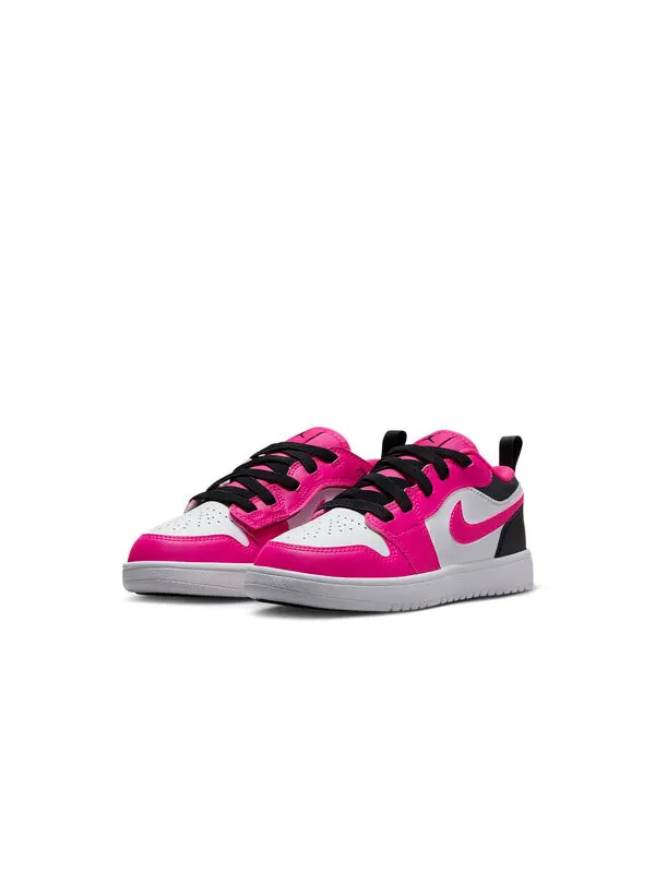 Кроссовки 1 низкие Air Jordan — изображение 2 из 4, розовый/черный/белый