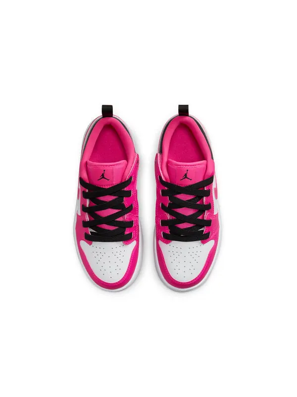 Кроссовки 1 низкие Air Jordan — изображение 3 из 4, розовый/черный/белый