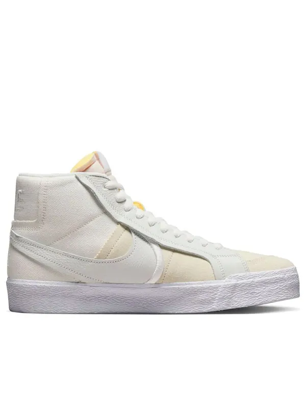 Кроссовки sb blazer mid 'warning label' Nike — изображение 2 из 4, белый/белый
