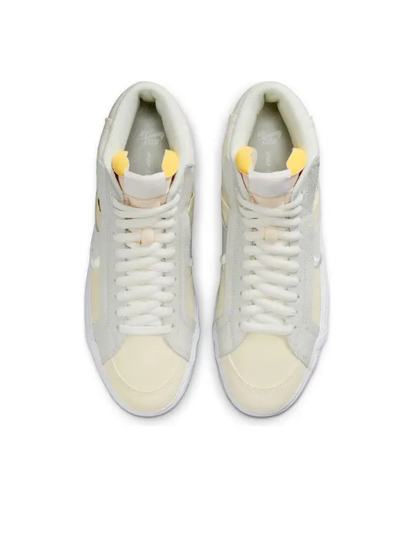 Кроссовки sb blazer mid 'warning label' Nike — изображение 4 из 4, белый/белый