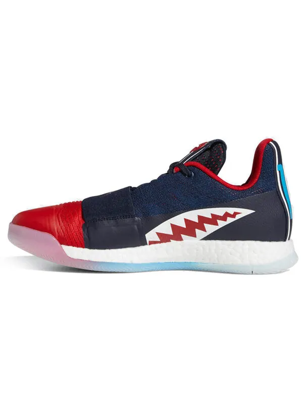 Кроссовки Harden Vol. 3 Adidas — изображение 3 из 4, синий/красный/черный