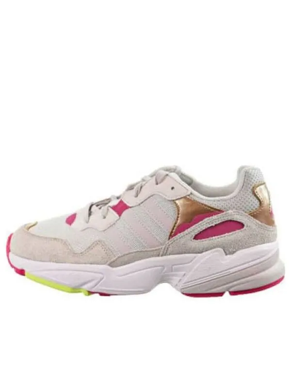 Кроссовки оригинал yung 96 Adidas — изображение 1 из 4, серый//розовый