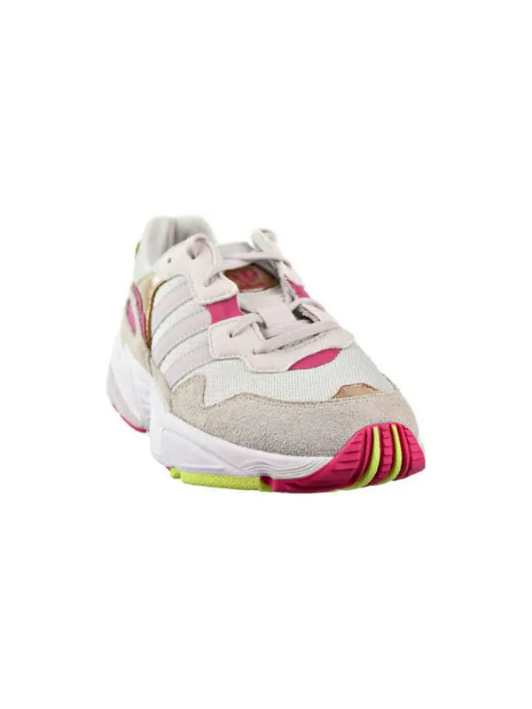 Кроссовки оригинал yung 96 Adidas — изображение 3 из 4, серый//розовый