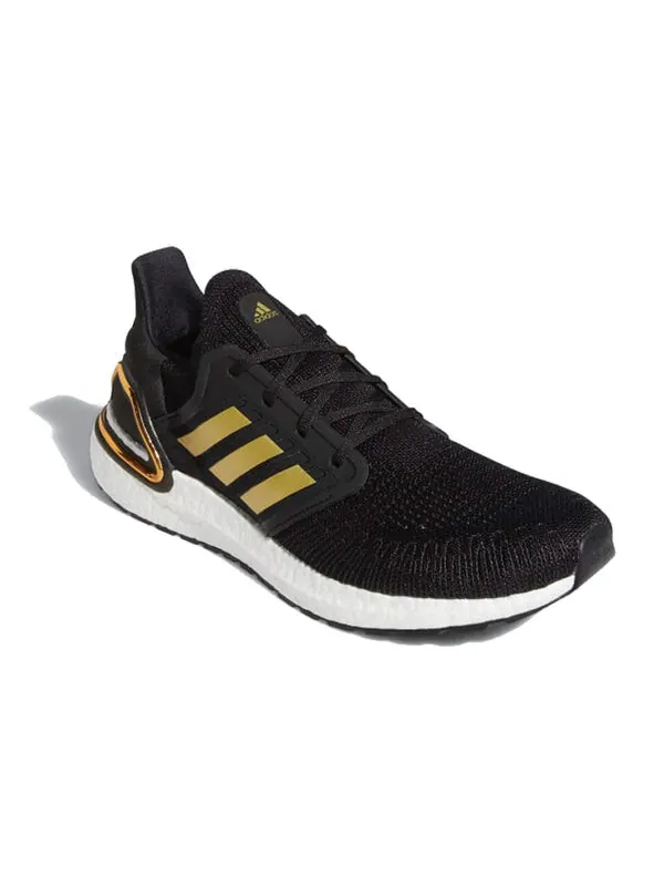 Кроссовки ультрабуст 20 Adidas — изображение 2 из 4, черный/золотистый