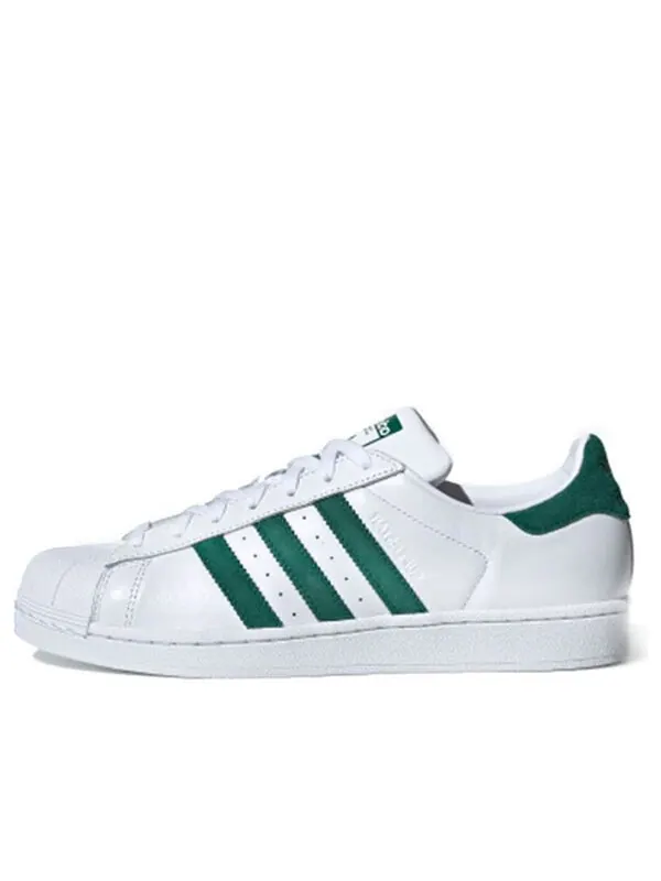 Кроссовки суперзвезда Adidas — изображение 1 из 4, белый/зеленый