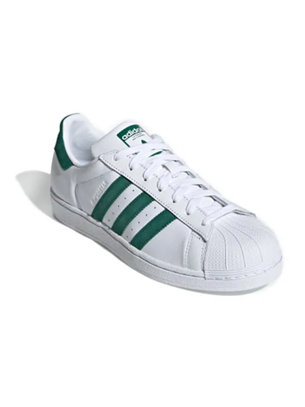 Кроссовки суперзвезда Adidas — изображение 3 из 4, белый/зеленый