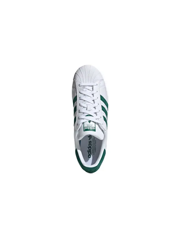 Кроссовки суперзвезда Adidas — изображение 4 из 4, белый/зеленый