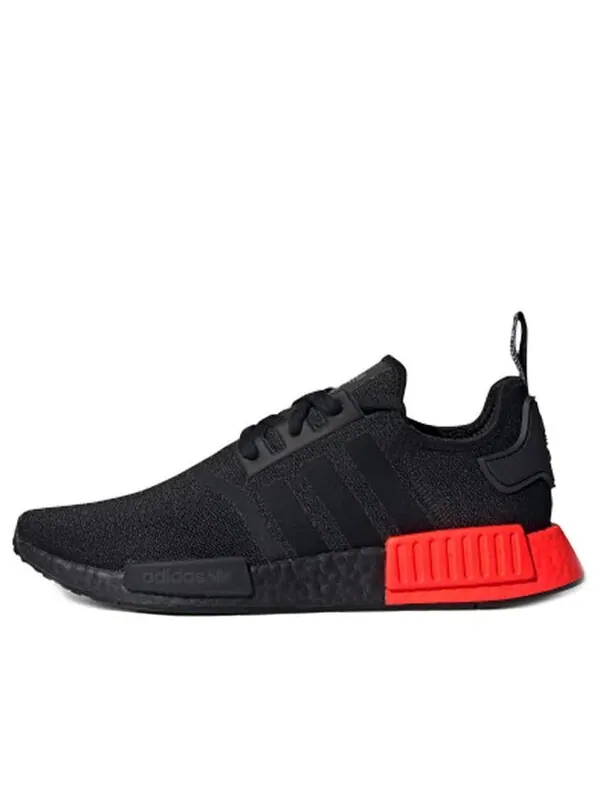 Кроссовки nmd_r1 Adidas — изображение 1 из 4, черный/красный