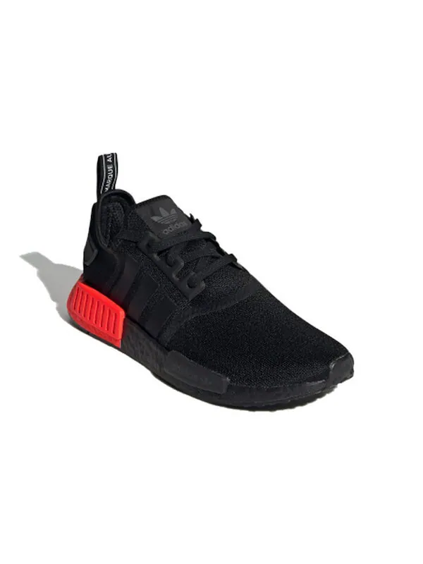Кроссовки nmd_r1 Adidas — изображение 3 из 4, черный/красный