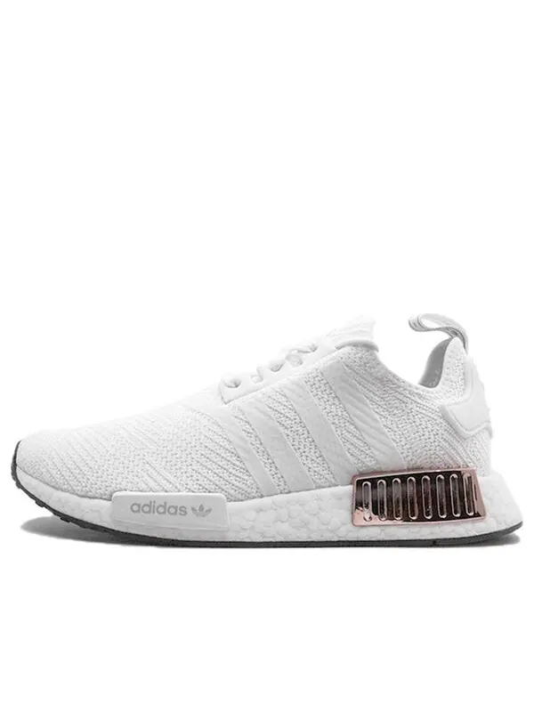 Кроссовки nmd_r1 'metallic plugs - cloud white' Adidas — изображение 1 из 4, черный