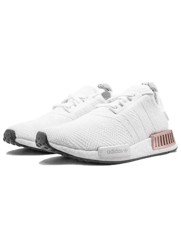 Кроссовки nmd_r1 'metallic plugs - cloud white' Adidas — изображение 3 из 4, черный