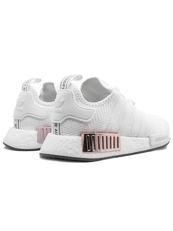 Кроссовки nmd_r1 'metallic plugs - cloud white' Adidas — изображение 4 из 4, черный