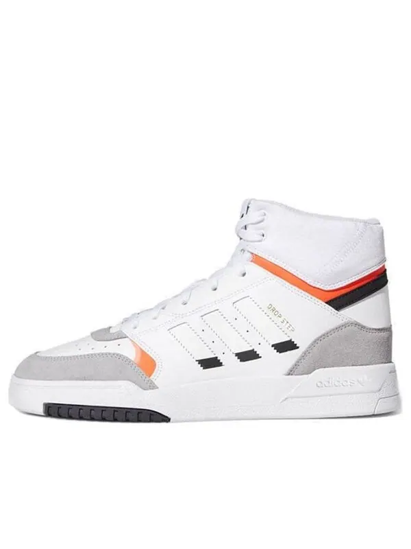 Кроссовки оригинальные drop step Adidas — изображение 1 из 4, белый/оранжевый