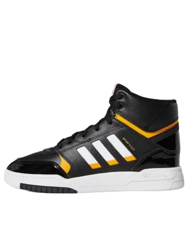 Кроссовки оригинальные drop step Adidas — изображение 1 из 4, черный/желтый
