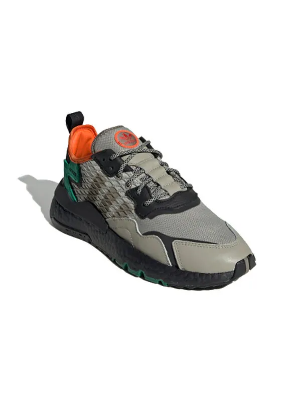 Кроссовки nite jogger 'sesame' Adidas — изображение 2 из 4, зеленый