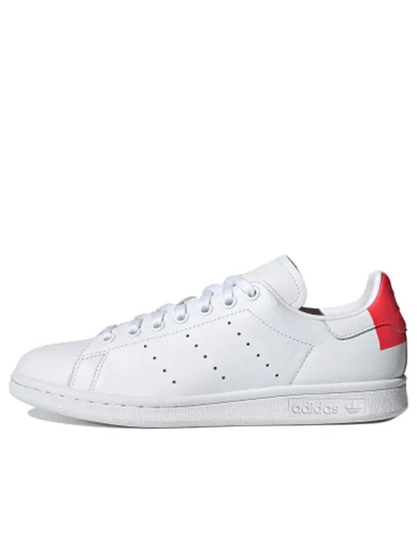 Кроссовки оригиналы stan smith Adidas — изображение 1 из 4, белый/красный