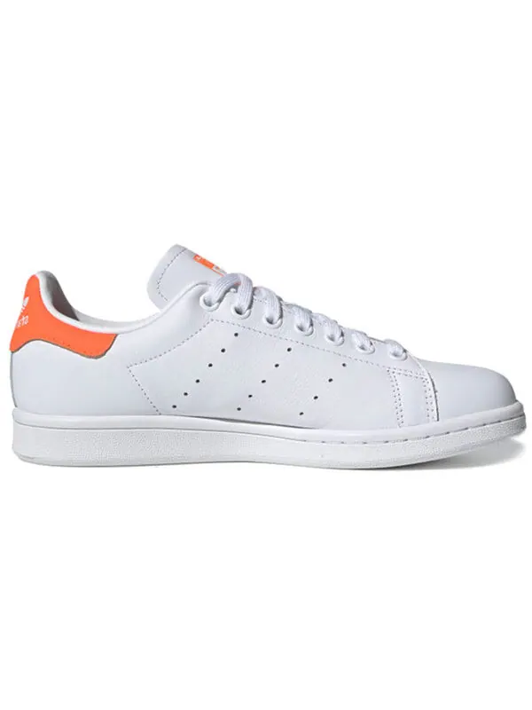 Кроссовки оригиналы stan smith Adidas — изображение 2 из 4, белый/оранжевый
