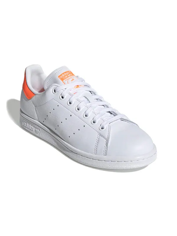 Кроссовки оригиналы stan smith Adidas — изображение 3 из 4, белый/оранжевый