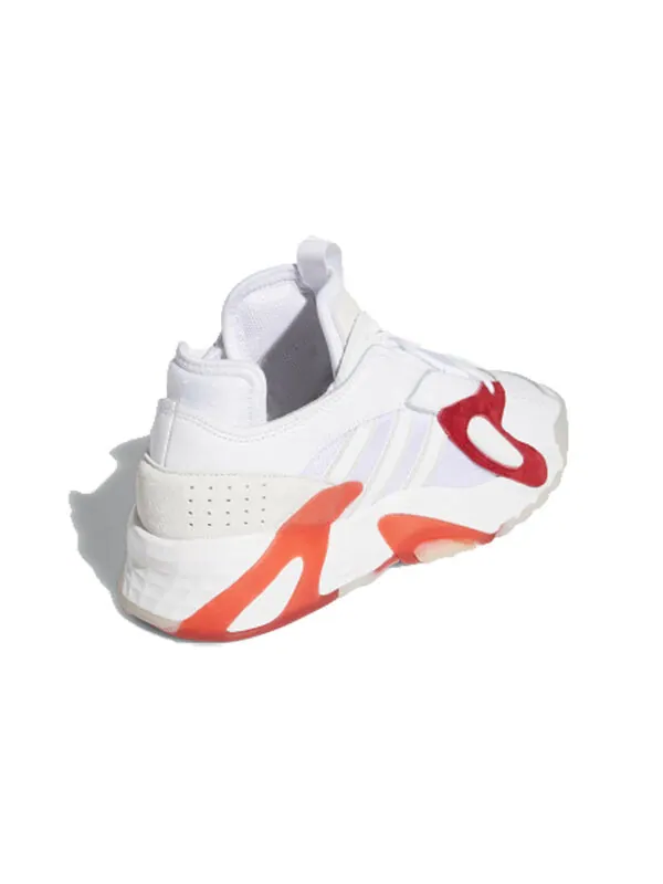 Кроссовки оригиналы стритбол Adidas — изображение 3 из 4, белый/красный
