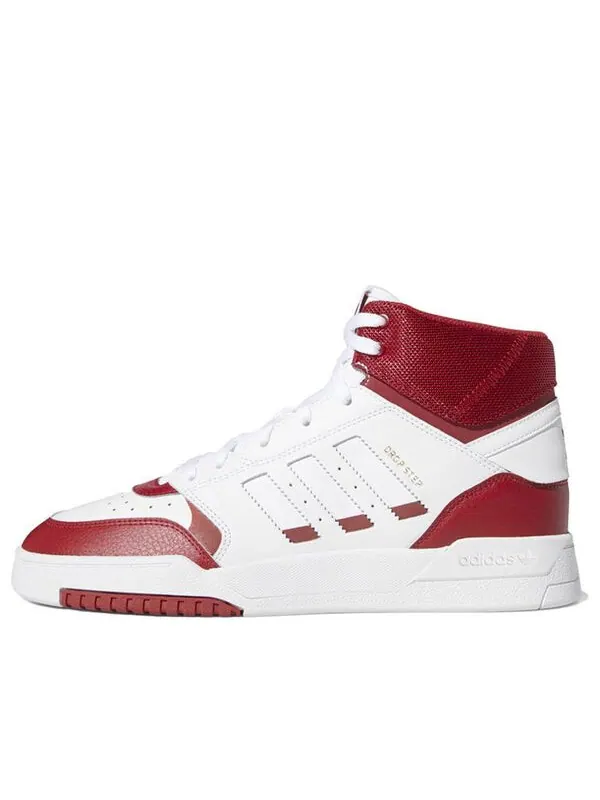 Кроссовки оригинальные drop step Adidas — изображение 1 из 4, белый/красный