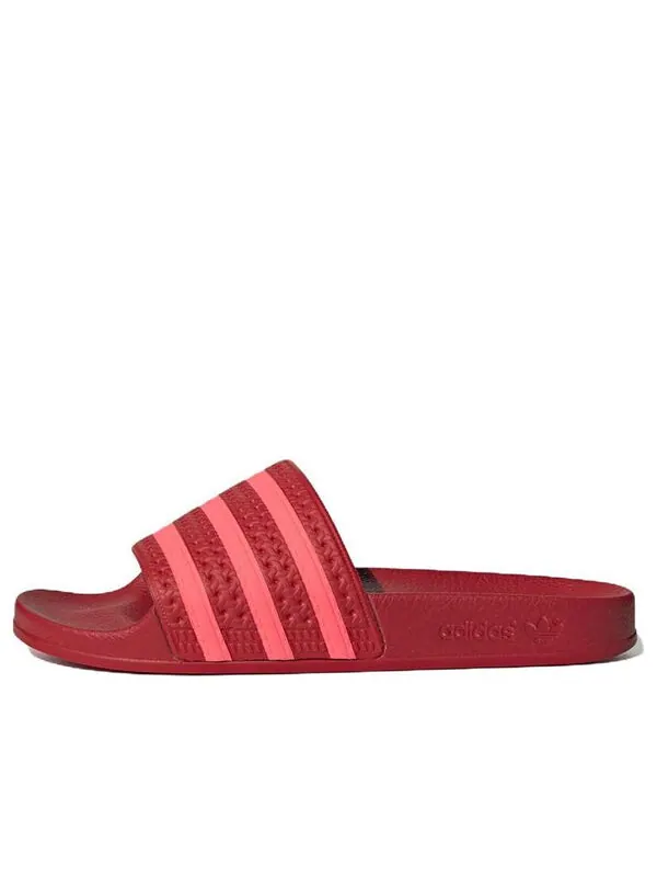 Тапочки (WMNS) adidas Adilette Slide 'Scarlet' — изображение 1 из 4, красный