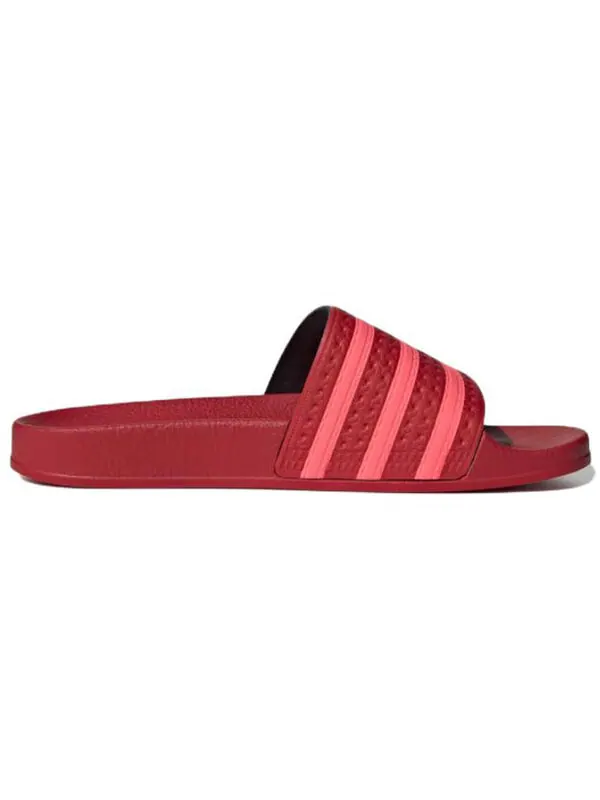 Тапочки (WMNS) adidas Adilette Slide 'Scarlet' — изображение 3 из 4, красный