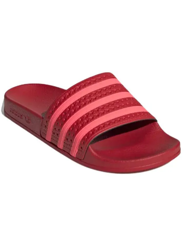Тапочки (WMNS) adidas Adilette Slide 'Scarlet' — изображение 4 из 4, красный
