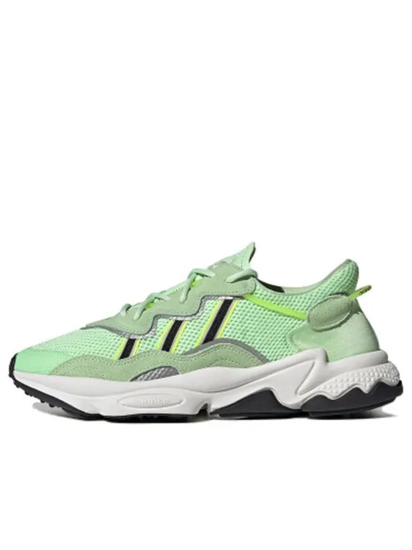 Массивные кроссовки ozweego Adidas — изображение 1 из 4, зеленый