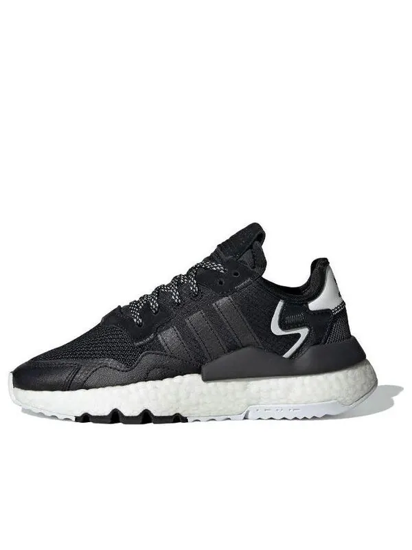Кроссовки nite jogger j Adidas — изображение 1 из 4, черный