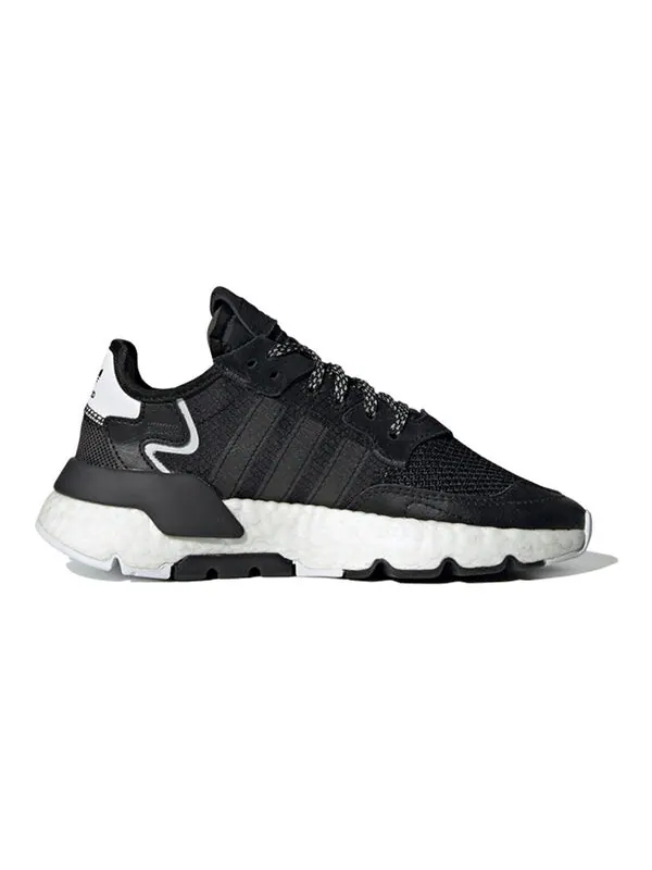 Кроссовки nite jogger j Adidas — изображение 2 из 4, черный