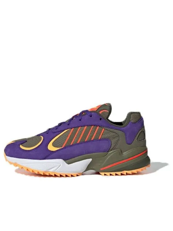 Кроссовки yung 1 trail Adidas — изображение 1 из 4, зеленый/оранжевый/синий