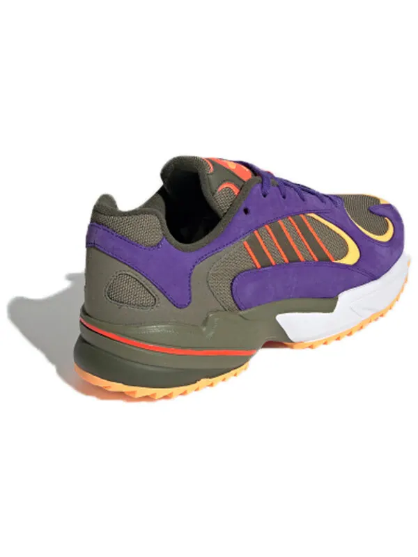 Кроссовки yung 1 trail Adidas — изображение 3 из 4, зеленый/оранжевый/синий