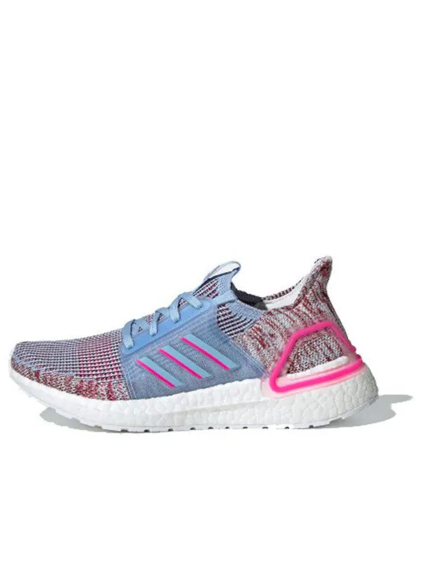 Кроссовки ultraboost 19 j Adidas — изображение 1 из 3, синий/розовый