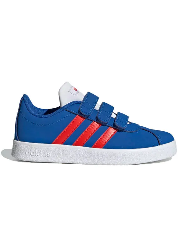 Кроссовки neo vl court 2.0 Adidas — изображение 2 из 4, синий/красный