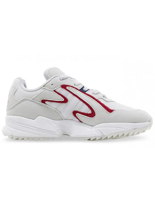 Кроссовки оригинальные yung 96 chasm trail Adidas — изображение 2 из 4, белый/красный