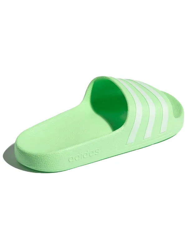 Тапочки slide adilette aqua green/white Adidas — изображение 4 из 4, зеленый/белый