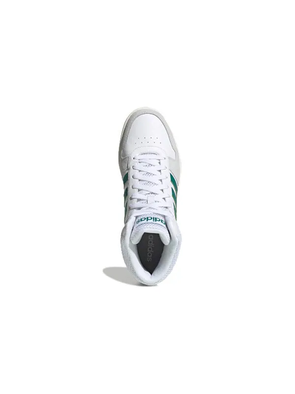 Кроссовки adidas neo HOOPS 2.0 MID 'White Green' — изображение 4 из 4, белый/зеленый