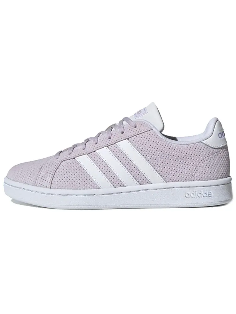 GRAND COURT Скейтбординг Кроссовки женские низкие лиловые Adidas Neo — изображение 1 из 7
